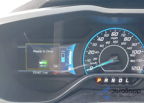 2013 Ford C-Max Energi Sel from USA, damaged, VIN 1FADP5CU0DL539818